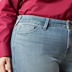 Mid Rise Giovana Leg Slim Trouser Jeans
