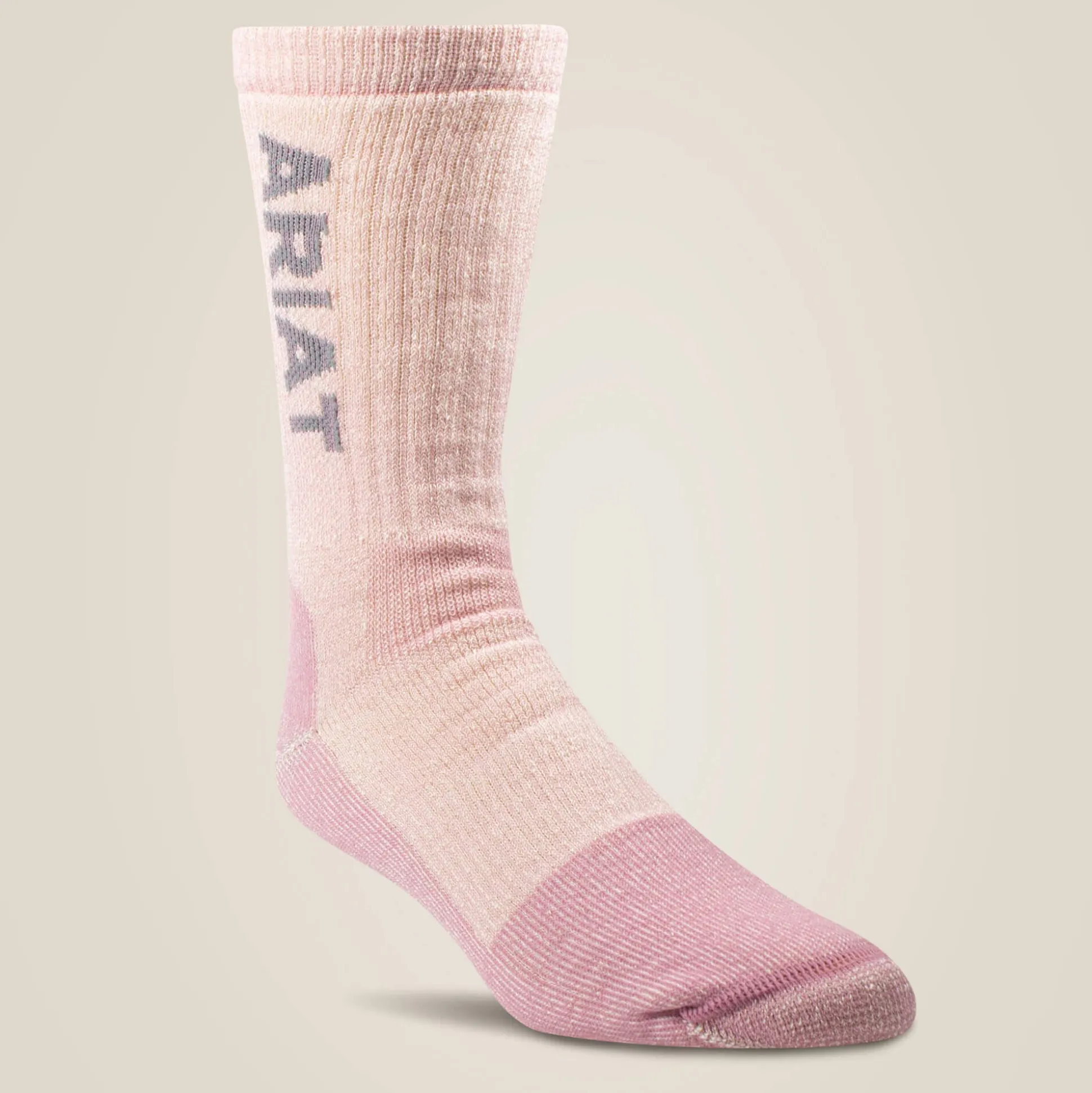 Midweight Merino Wool Blend Steel Toe Work Sock 2 Pair Multi Color Pack