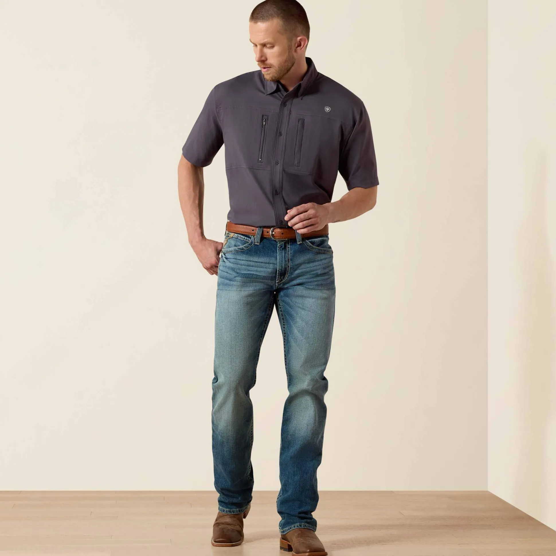 M4 Low Rise Stretch Shoreway Stackable Straight Leg Jean