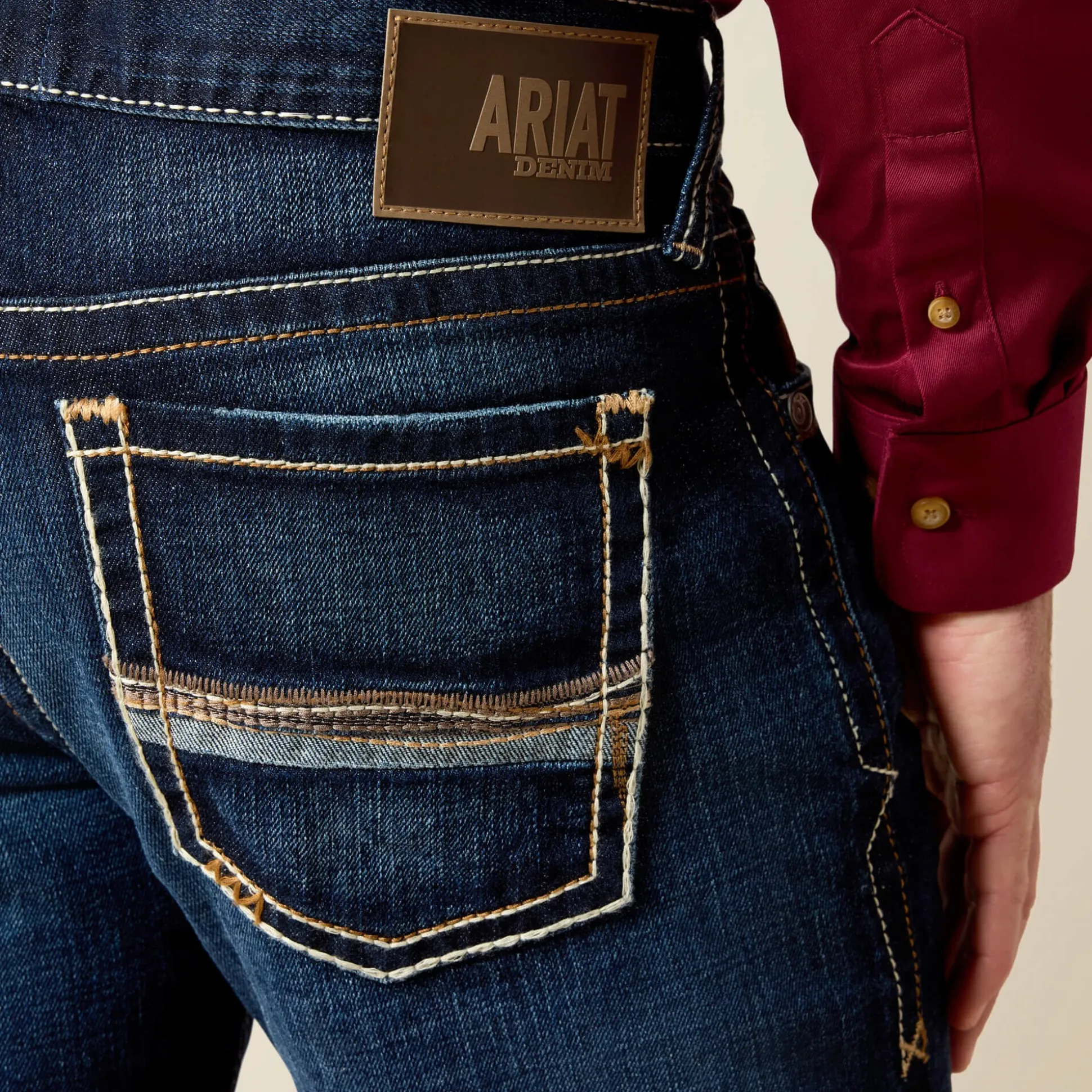 M7 Rocker Concord Stretch Stackable Straight Leg Jean