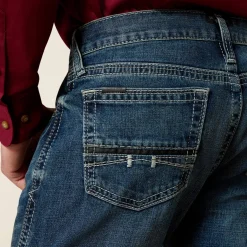 M7 Rocker Stretch Coltrane Stackable Straight Leg Jean