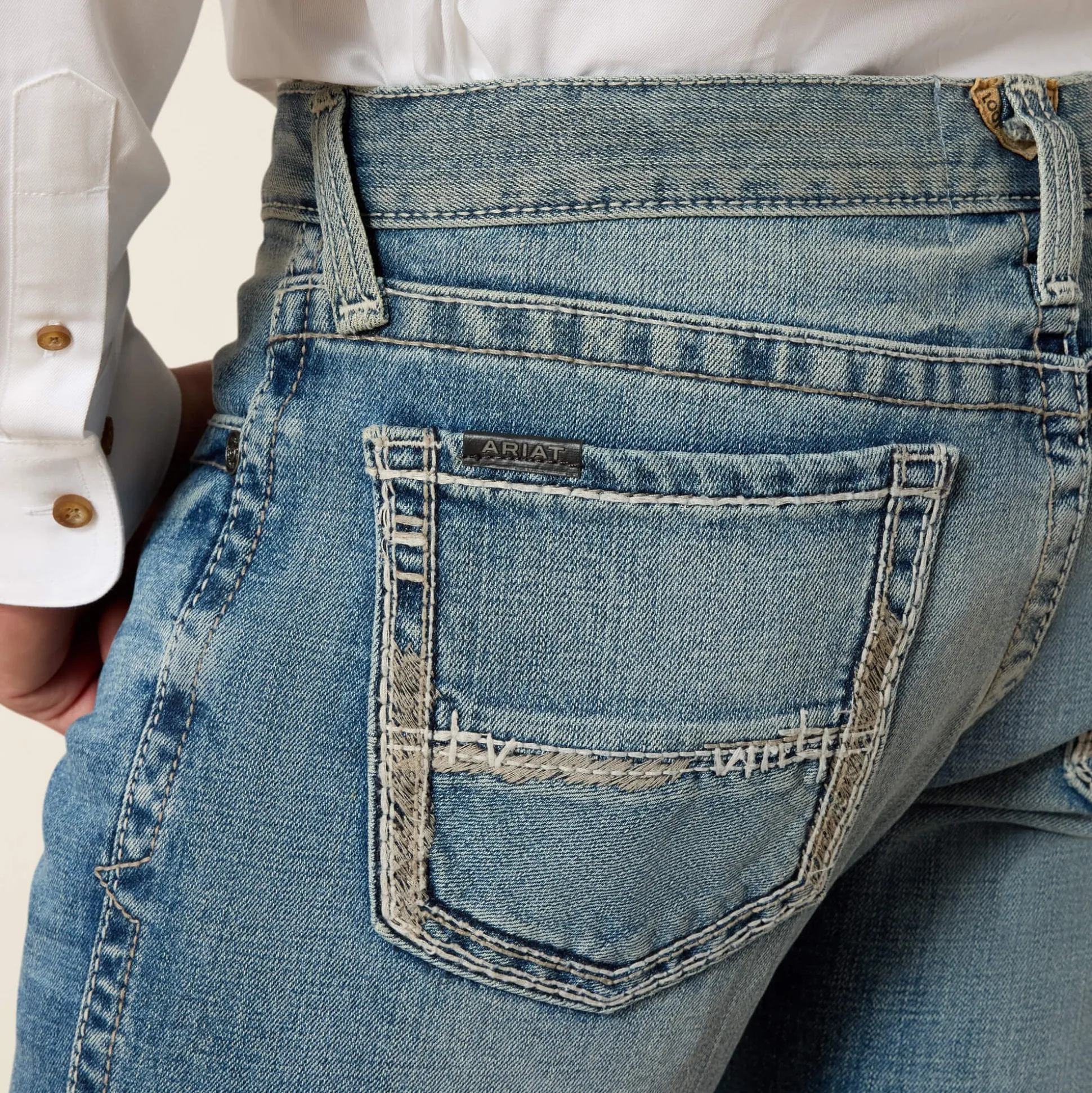 M7 Rocker Stretch Stirling Stackable Straight Leg Jean