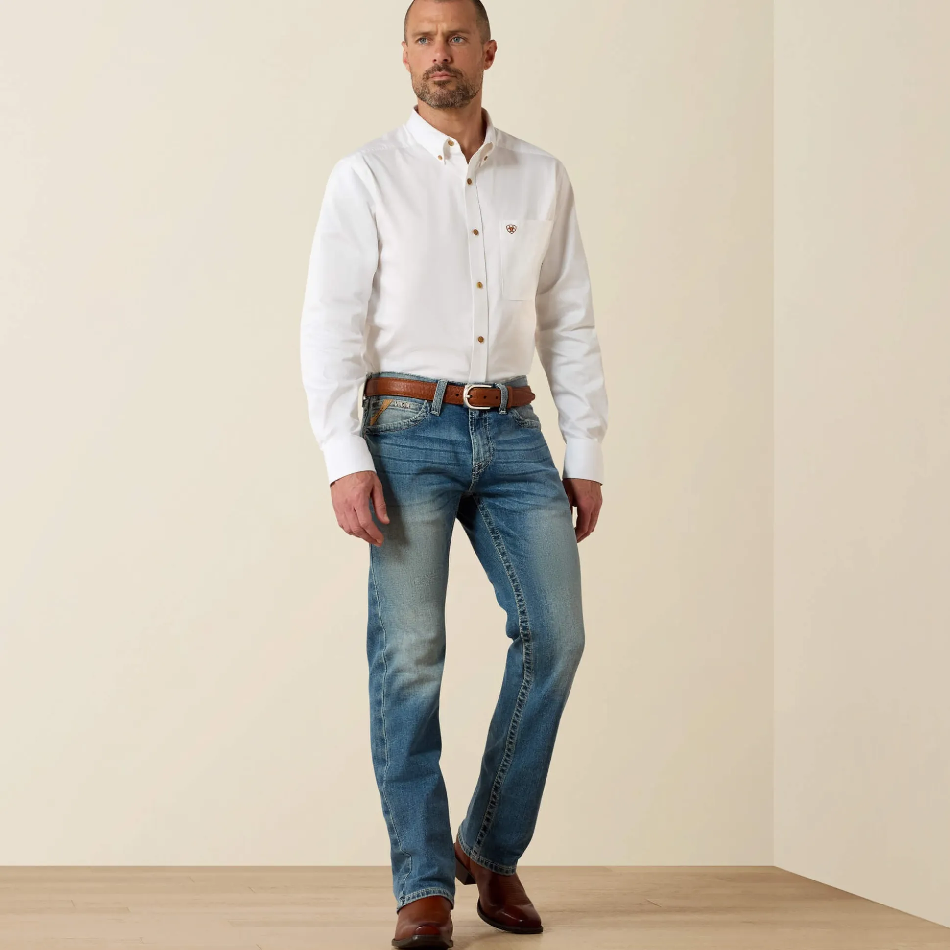 M7 Rocker Stretch Stirling Stackable Straight Leg Jean