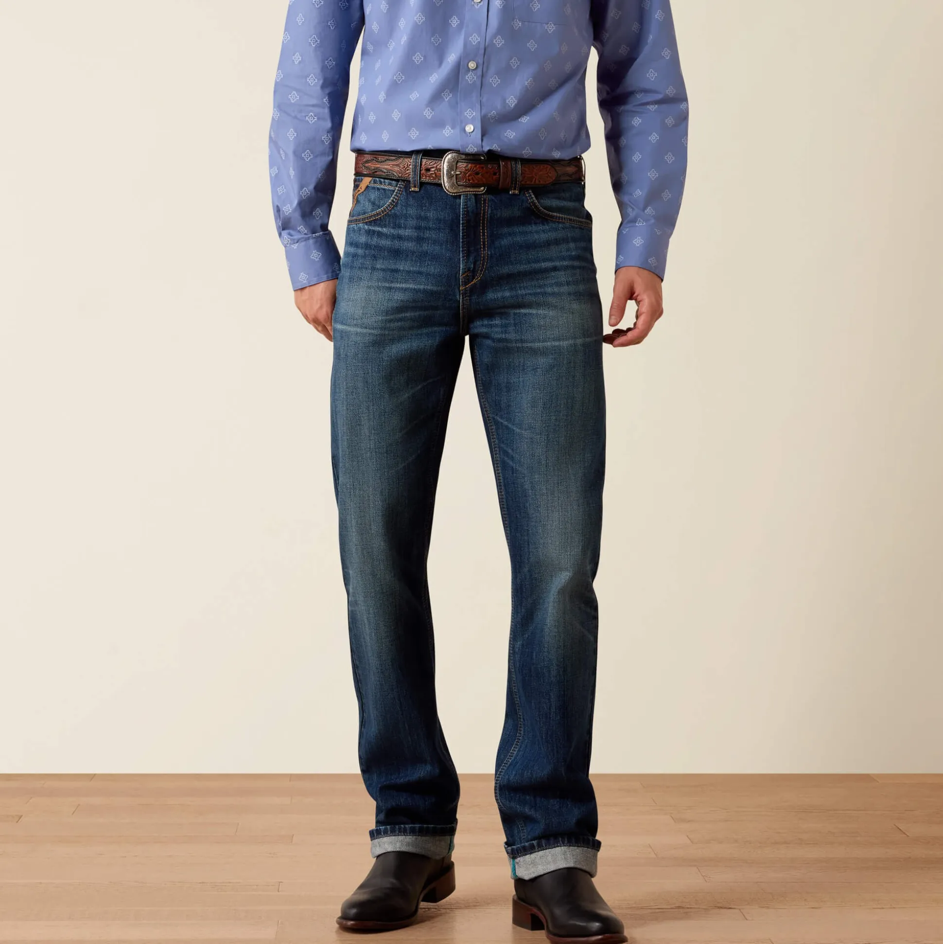 M7 Slim Adam Classic Rise Straight Leg Jeans