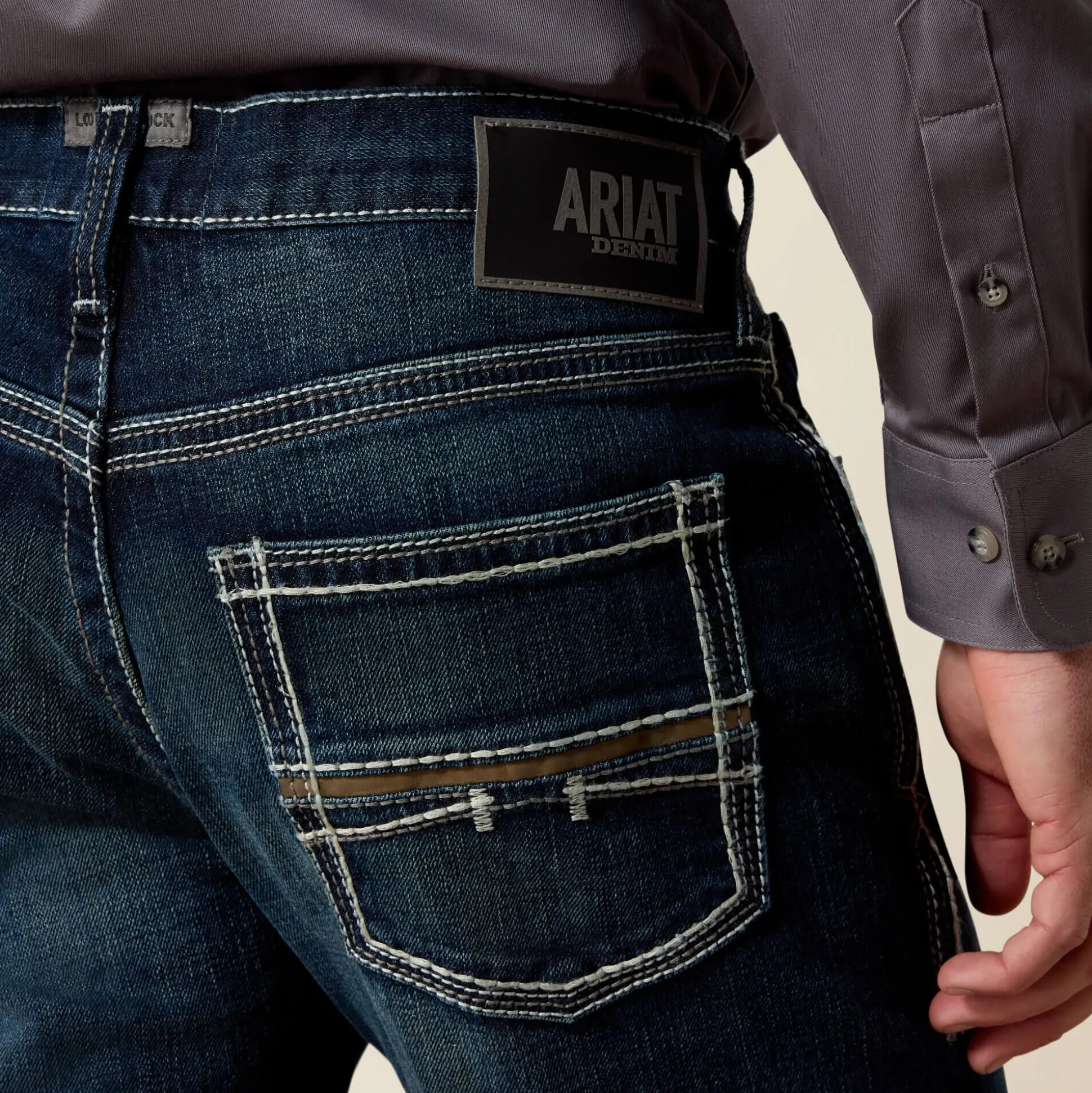 M5 Slim Stretch Coltrane Stackable Straight Leg Jean