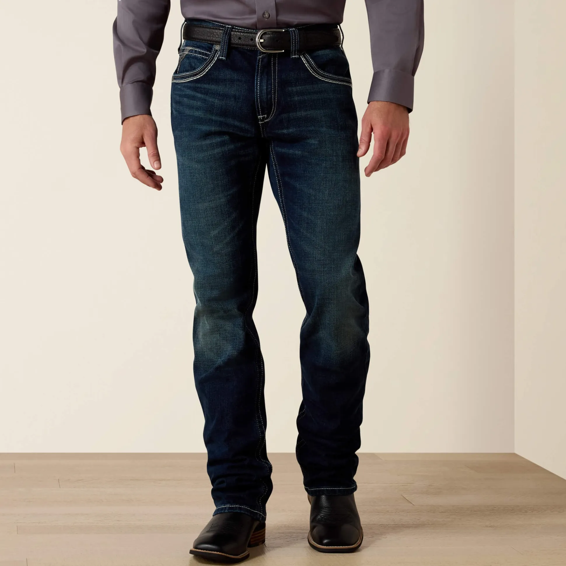 M5 Slim Stretch Coltrane Stackable Straight Leg Jean