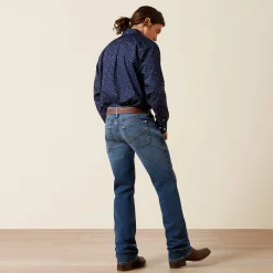 M5 Straight Calico Straight Leg Jean