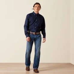 M5 Straight Calico Straight Leg Jean