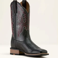 Olena Wide Square Toe Western Boot