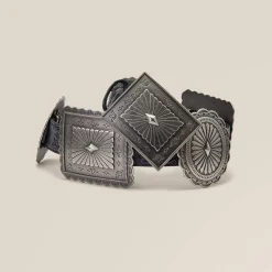 Oval and Rectangle Concho Belt