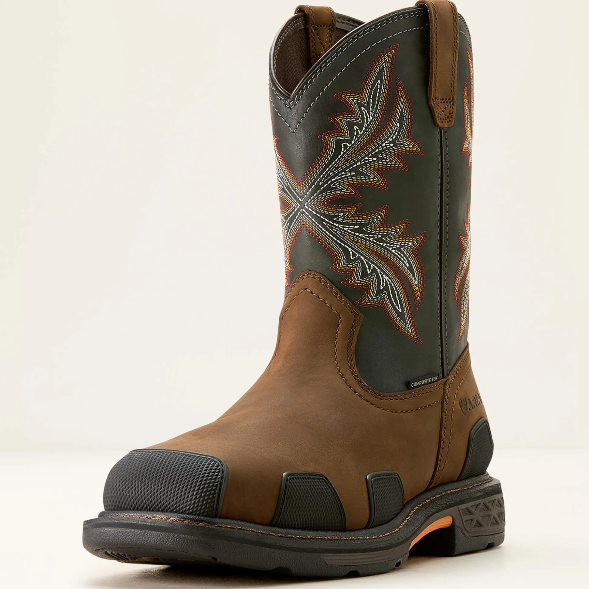 OverDrive Wide Square Toe Composite Toe Work Boot