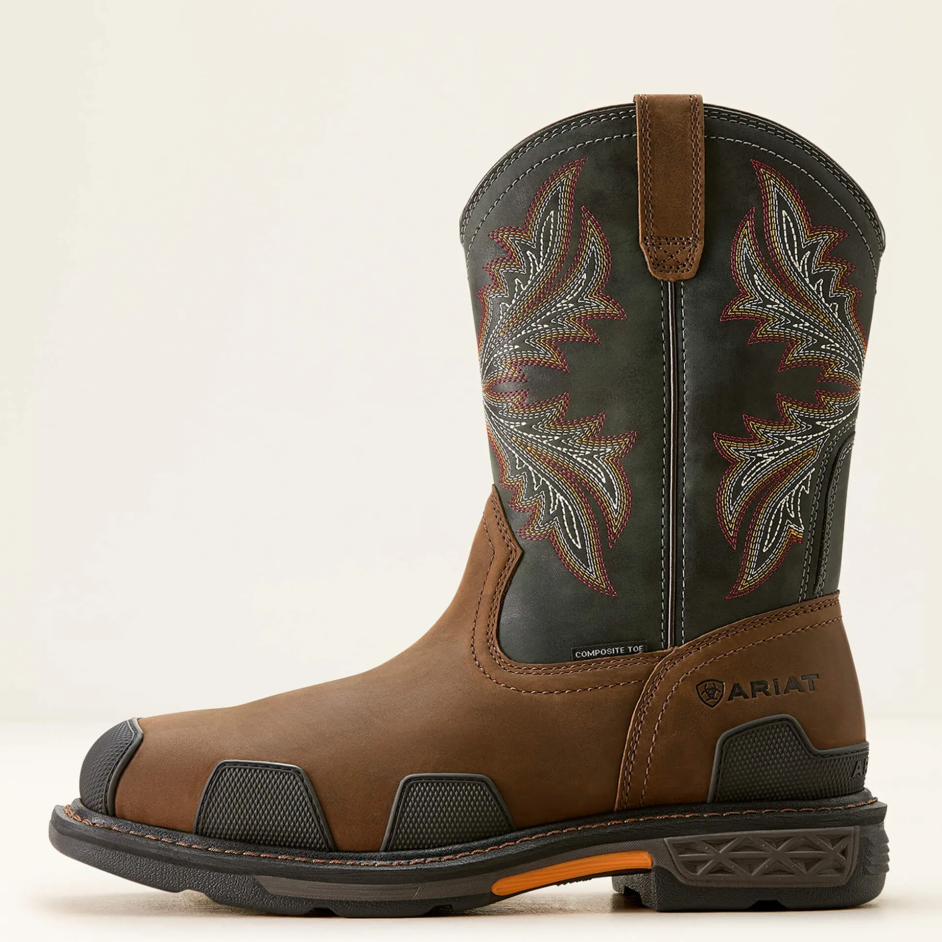 OverDrive Wide Square Toe Composite Toe Work Boot