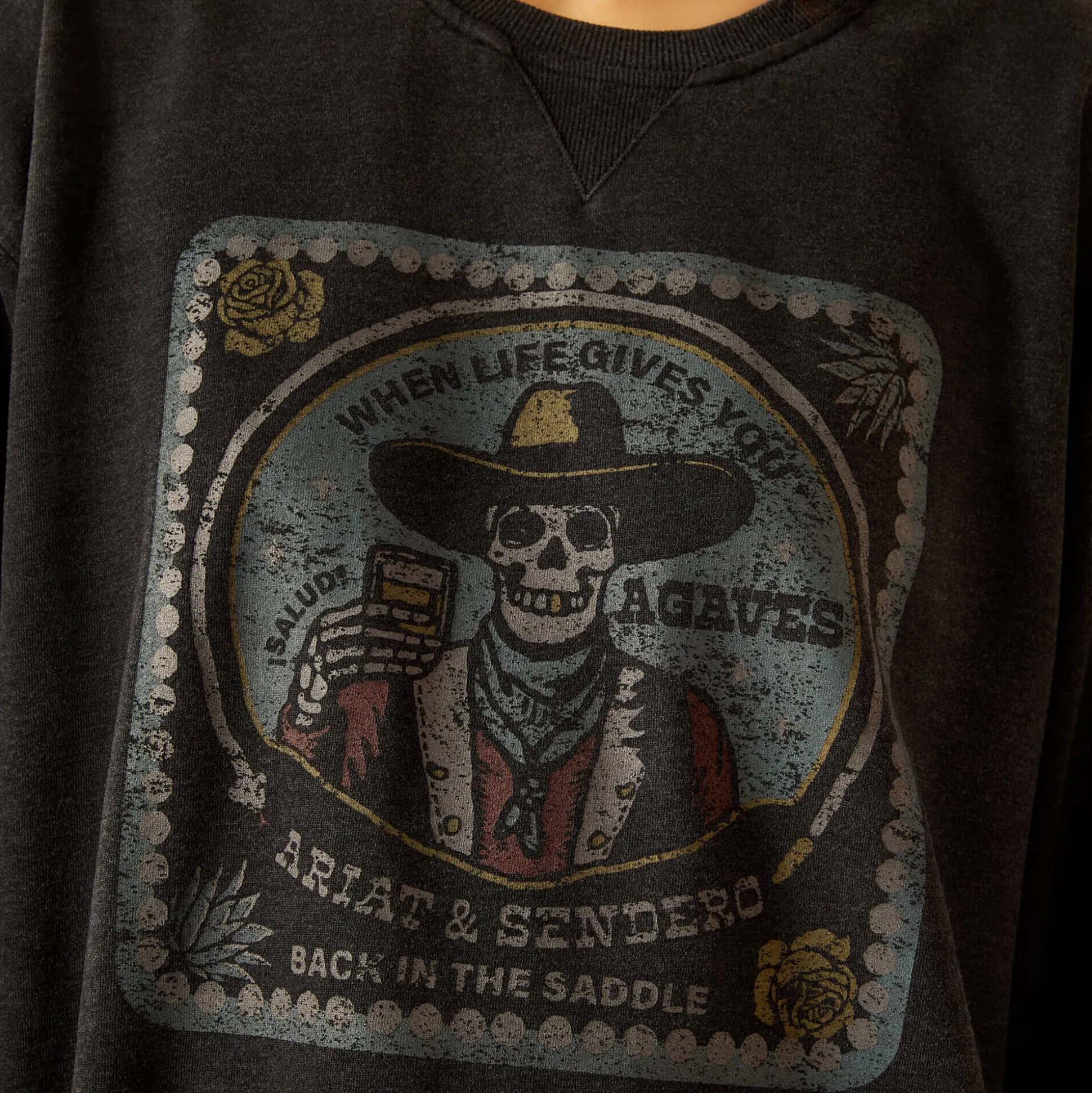 Oversize Sendero When Life Gives You Agaves Sweatshirt