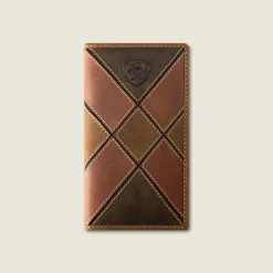 Patchwork Embroidered Logo Rodeo Wallet