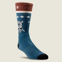 Patriot Graphic Crew Work Sock