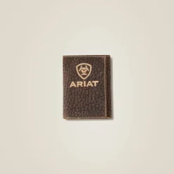 Pebble Leather Trifold Wallet