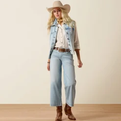 Perfect Rise Clare Wide Leg Crop Jeans