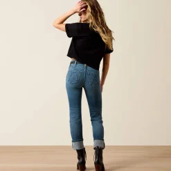 Perfect Rise Silvie Straight Leg Crop Jeans