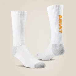 Premium Ringspun Cotton Mid Calf Work Sock 3 Pair Pack