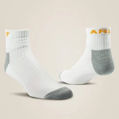 Premium Ringspun Cotton Quarter Crew Work Sock 3 Pair Pack
