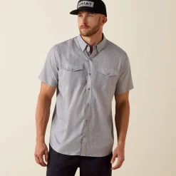 Printed VentTEK Western Fitted Snap Shirt