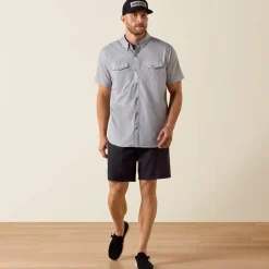 Printed VentTEK Western Fitted Snap Shirt