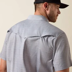 Printed VentTEK Western Fitted Snap Shirt