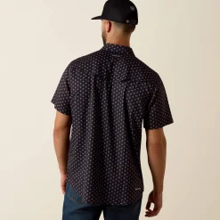 Printed VentTEK Western Fitted Snap Shirt