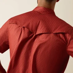 Printed VentTEK Western Fitted Snap Shirt