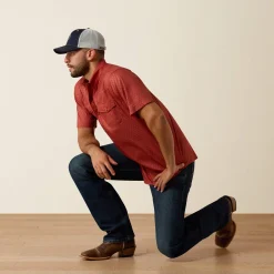 Printed VentTEK Western Fitted Snap Shirt