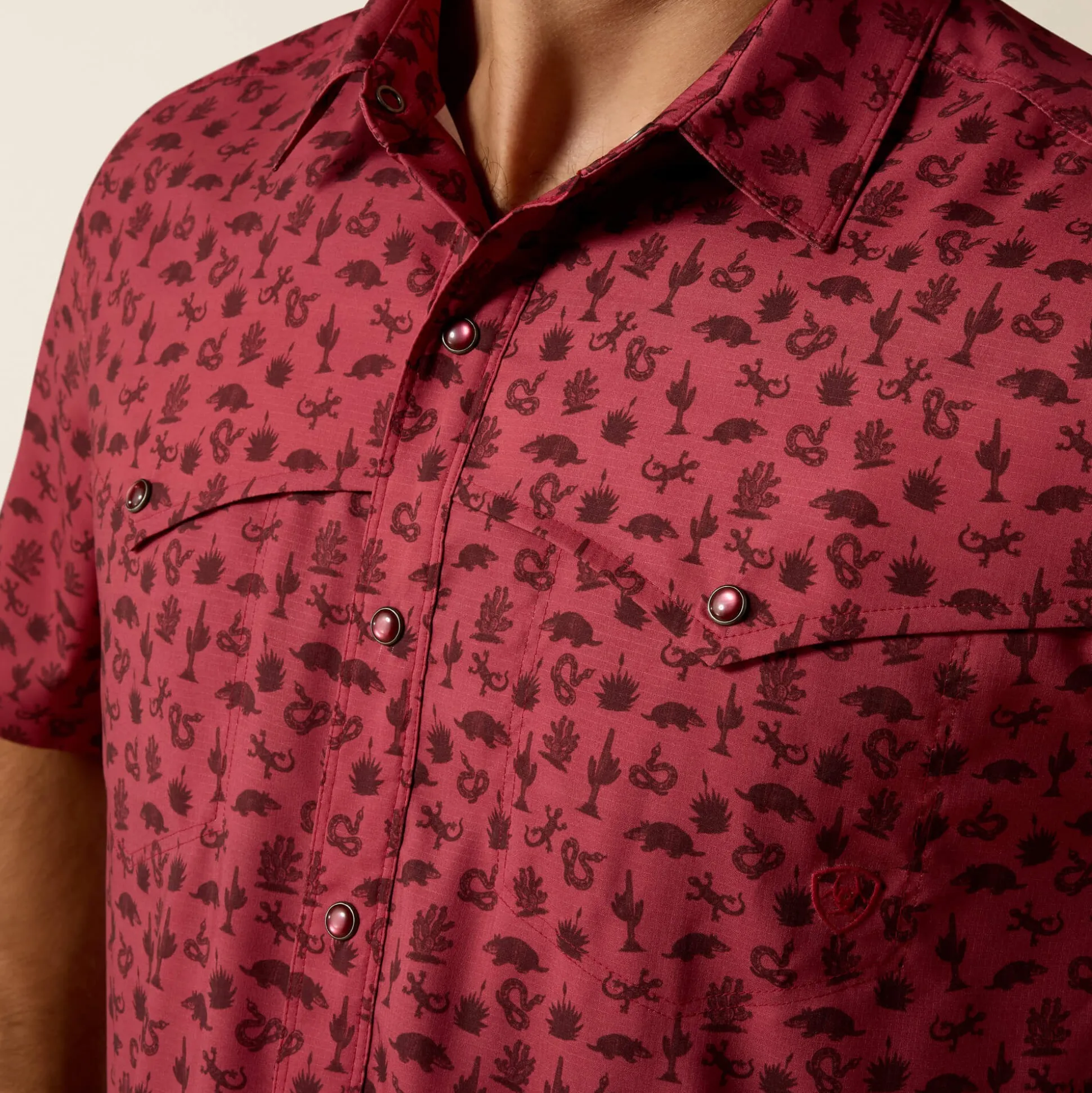 Printed VentTEK Western Yoke Classic Fit Snap Shirt