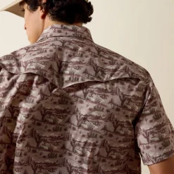 Printed VentTEK Western Yoke Classic Fit Snap Shirt