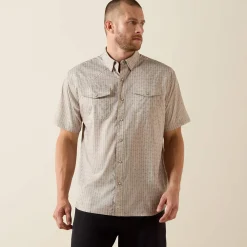 Printed Western VentTEK Classic Fit Snap Shirt