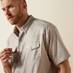 Printed Western VentTEK Classic Fit Snap Shirt