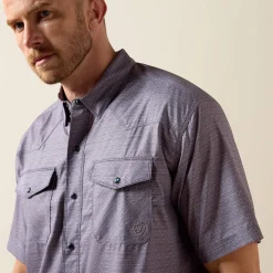 Printed Western VentTEK Classic Fit Snap Shirt