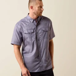 Printed Western VentTEK Classic Fit Snap Shirt
