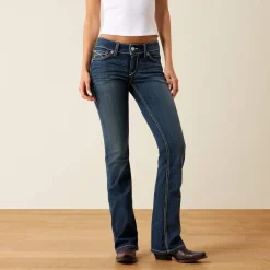 R.E.A.L. Mid Rise Arrow Fit Stretch Shayla Boot Cut Jean