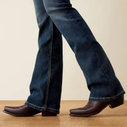 R.E.A.L. Mid Rise Arrow Fit Stretch Shayla Boot Cut Jean