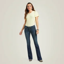 R.E.A.L. Mid Rise Corinne Boot Cut Jean