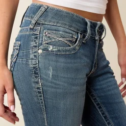 R.E.A.L. Mid Rise Raquel Boot Cut Jean