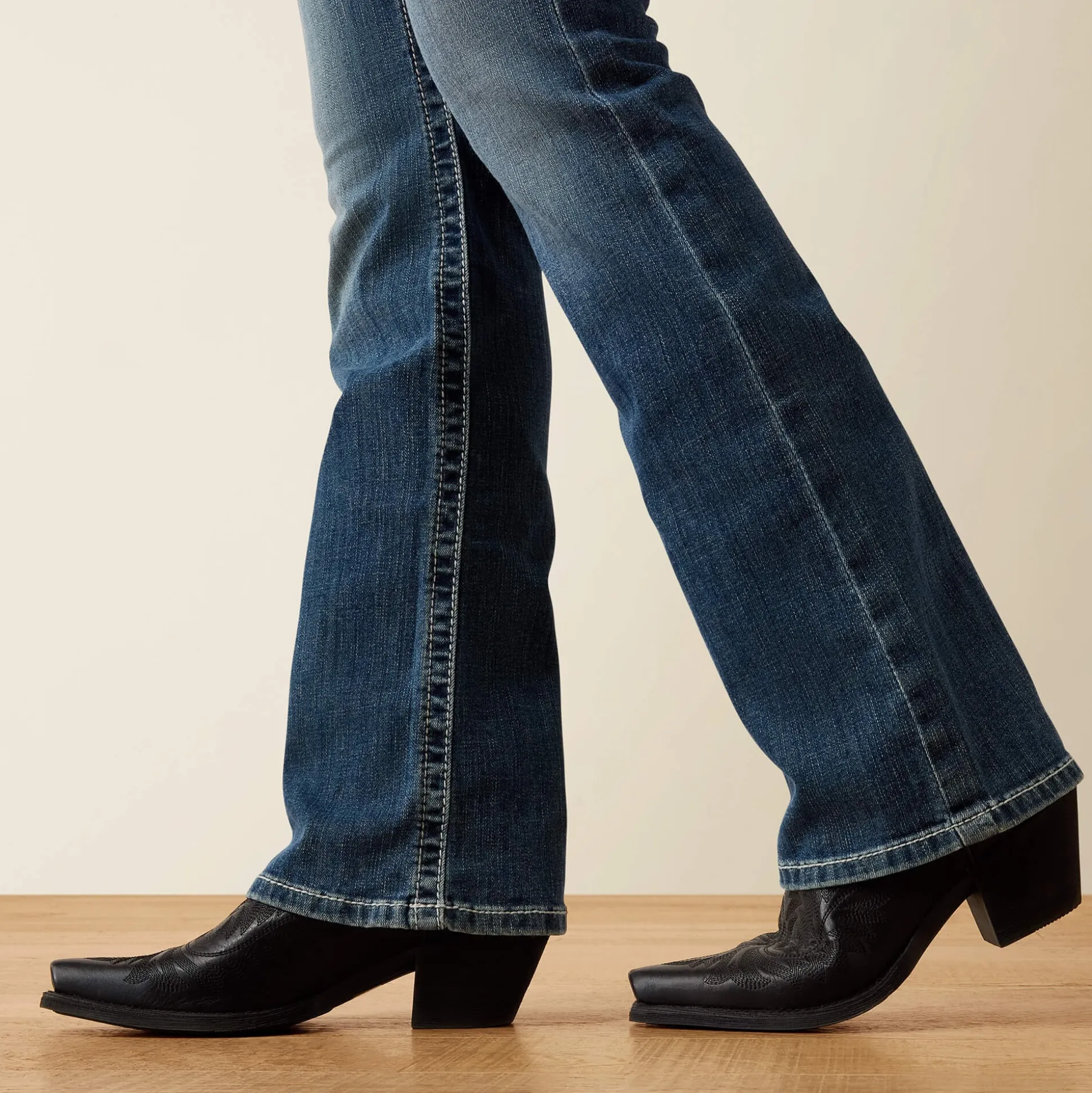R.E.A.L. Mid Rise Raquel Boot Cut Jean