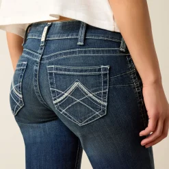 R.E.A.L. Mid Rise Stretch Icon Stackable Straight Leg Jean