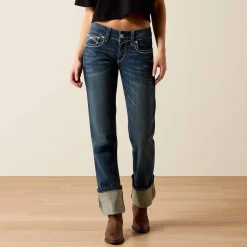 R.E.A.L. Mid Rise Stretch Ivy Stackable Straight Leg Jean