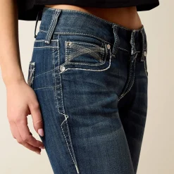 R.E.A.L. Mid Rise Stretch Ivy Stackable Straight Leg Jean