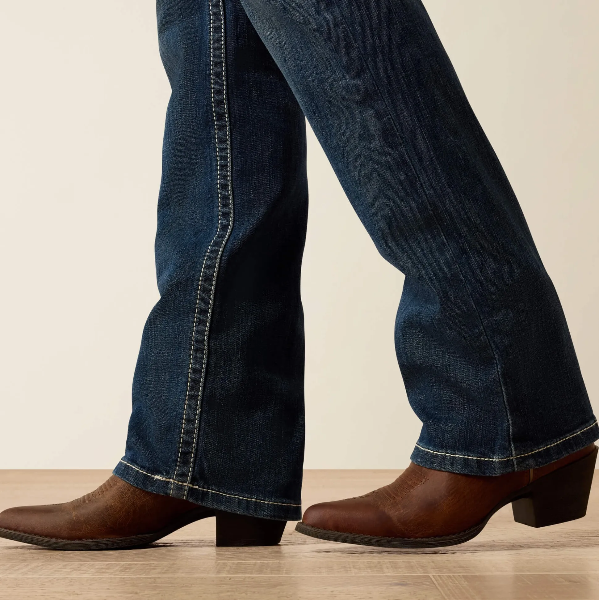 R.E.A.L. Mid Rise Stretch Ivy Stackable Straight Leg Jean