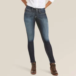 R.E.A.L. Mid Rise Stretch Outseam Ella Skinny Jean