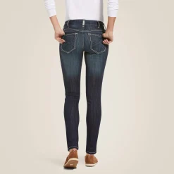 R.E.A.L. Mid Rise Stretch Outseam Ella Skinny Jean