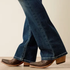 R.E.A.L. Mid Rise Stretch Whipstitch Boot Cut Jean