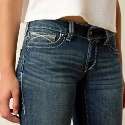 R.E.A.L. Mid Rise Stretch Whipstitch Boot Cut Jean