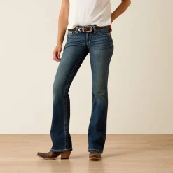 R.E.A.L. Mid Rise Stretch Whipstitch Boot Cut Jean